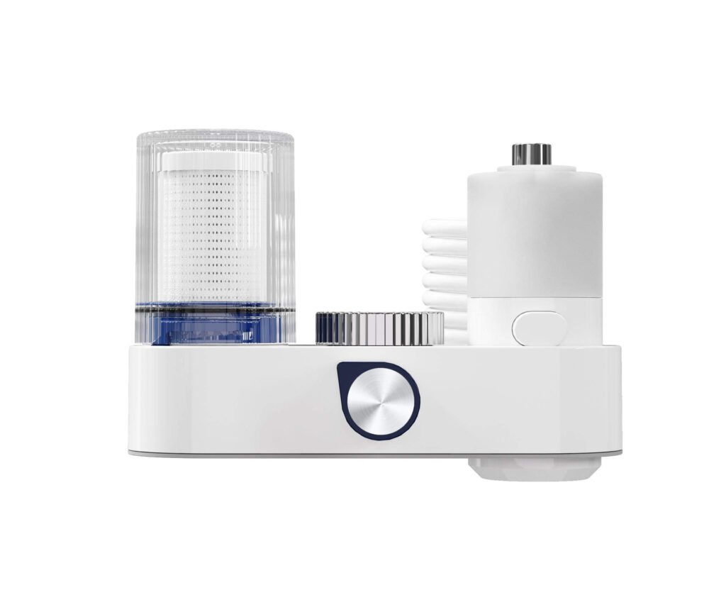 Jinko 2-in-1 faucet water filter and foam rinse cleaner