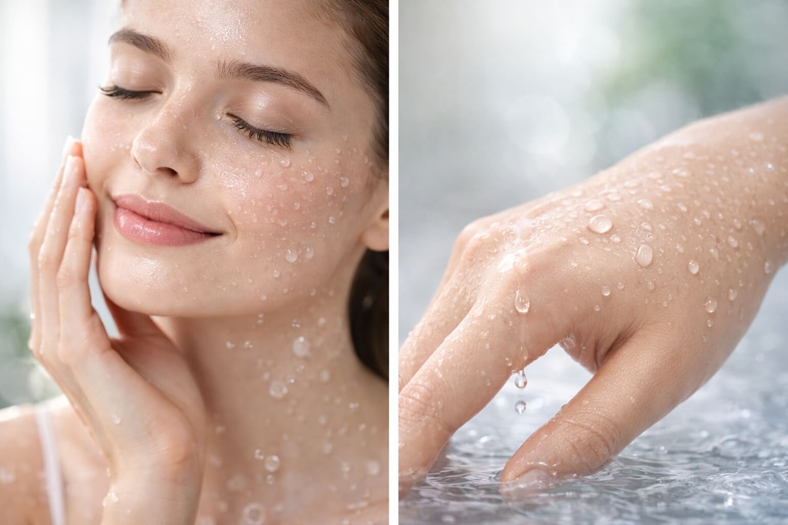 Beauty start clean water