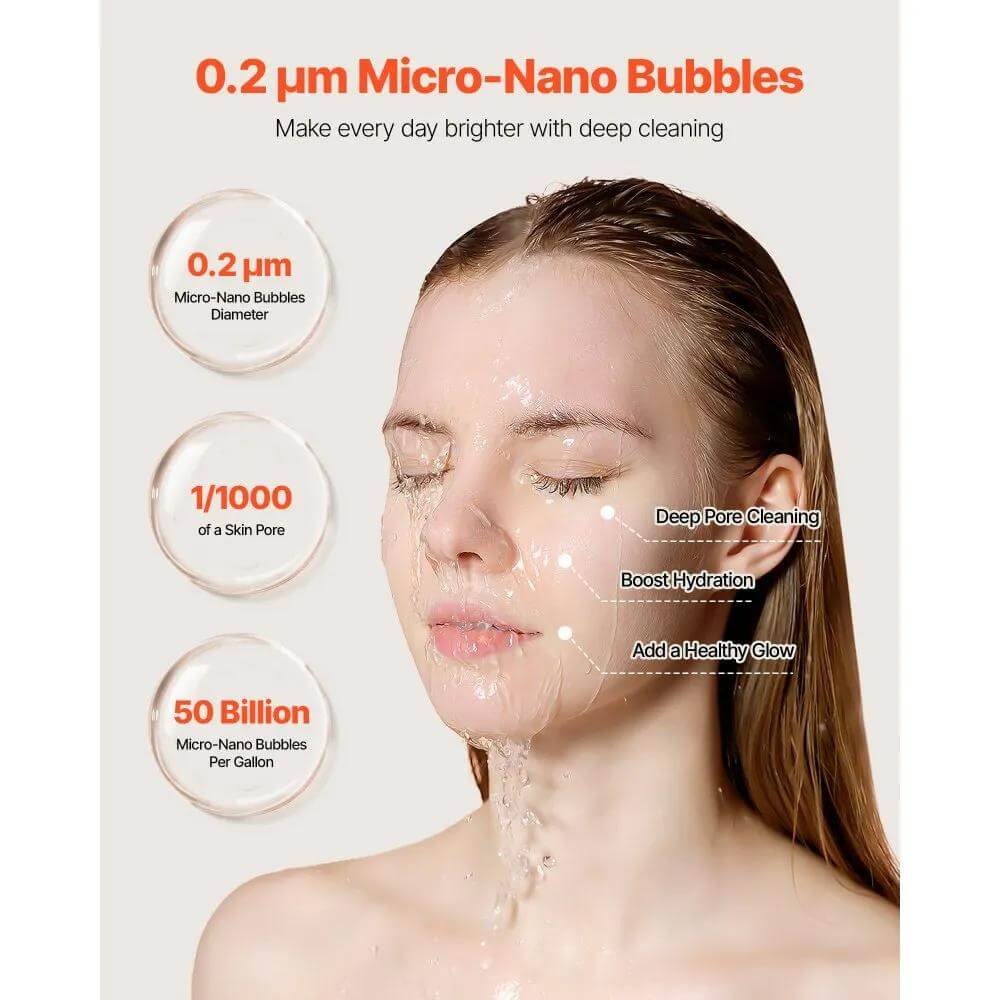 Micro-Nano bubbles deep cleaning
