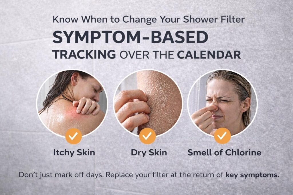 Best time to replace the shower filter